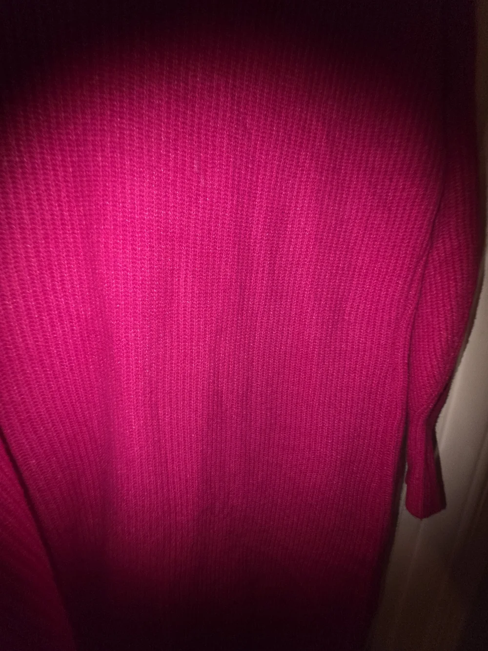 Long Fuchsia Button-Front Women's Cardigan Sweater Size L Large TARGET NWT